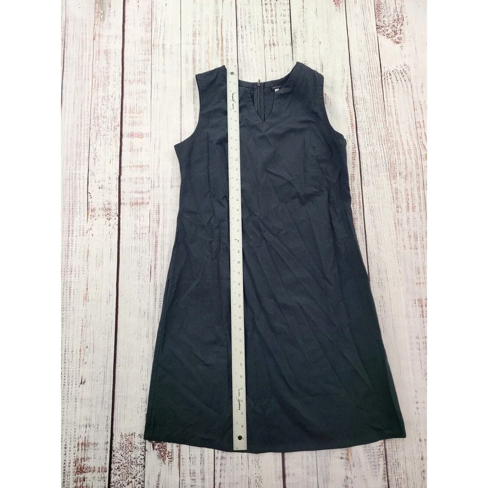 Novica Black Sleeveless Cotton Dress Women's L - Picture 2 of 11